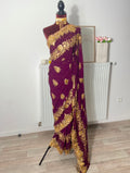 Saree violet