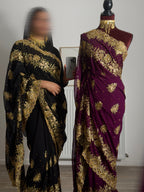 Saree violet