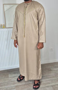 Qamis Kaki Clair