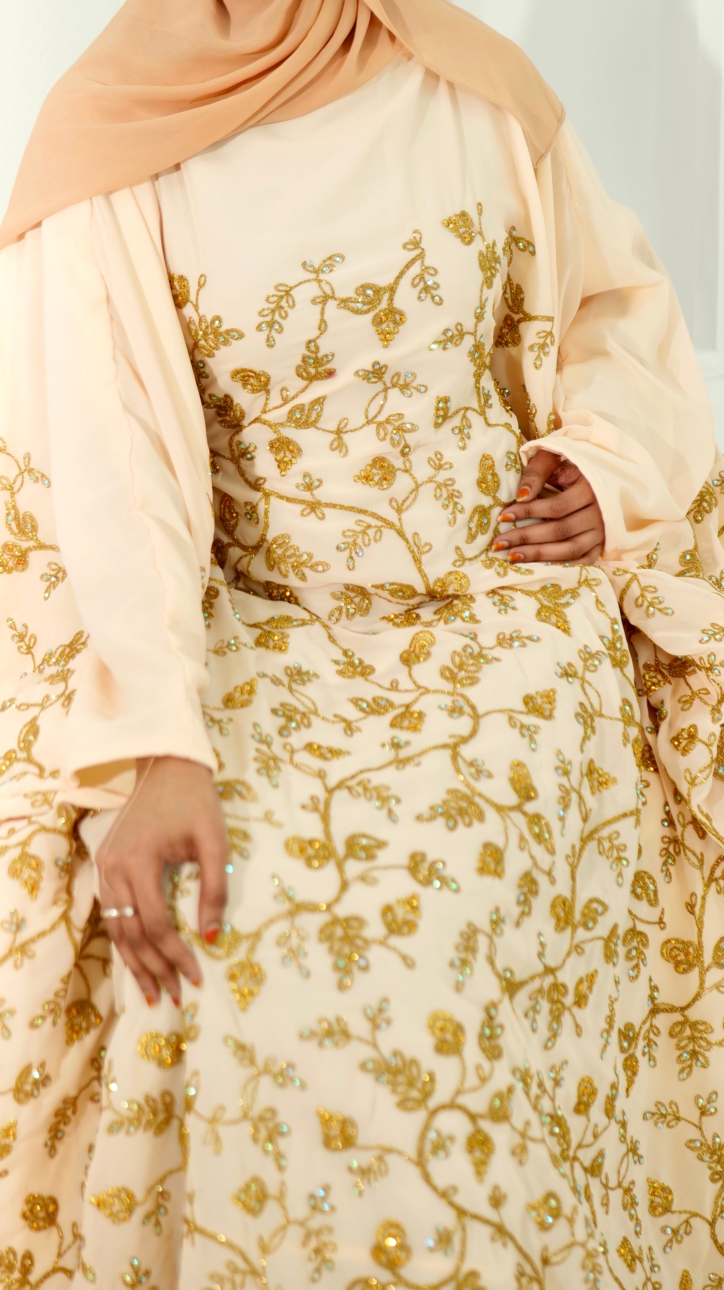 Robe Faoula - beige rosé
