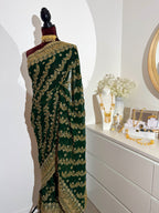 SAREE DESI VERT