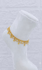 Lot de deux bracelets de chevilles