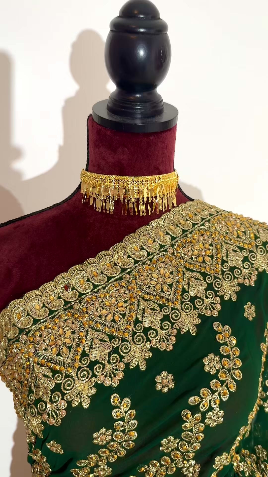 SAREE DESI VERT